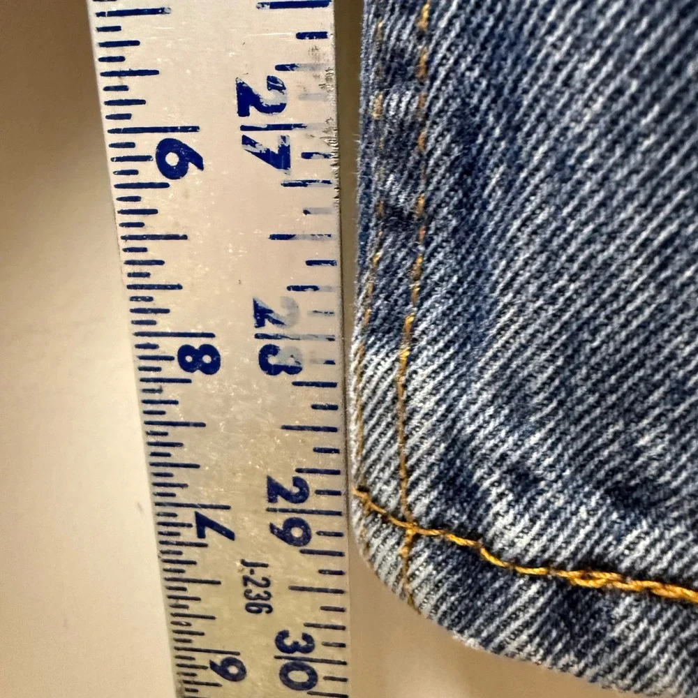 Levi's 505 Regular‎ Fit Jeans Mens 38x30 Blue Excellent Straight Leg Denim